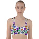 Bloom Plant Flowering Pattern Line Them Up Sports Bra