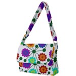 Bloom Plant Flowering Pattern Full Print Messenger Bag (S)