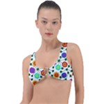 Bloom Plant Flowering Pattern Ring Detail Bikini Top