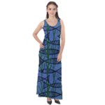 Fish Pike Pond Lake River Animal Sleeveless Velour Maxi Dress