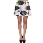 Fish Abstract Colorful Skater Skirt