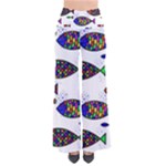 Fish Abstract Colorful So Vintage Palazzo Pants