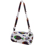 Fish Abstract Colorful Mini Cylinder Bag