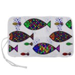 Fish Abstract Colorful Pen Storage Case (M)