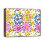 Bloom Flora Pattern Printing Deluxe Canvas 16  x 12  (Stretched) 