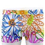 Bloom Flora Pattern Printing Men s Boxer Briefs