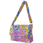 Bloom Flora Pattern Printing Full Print Messenger Bag (S)