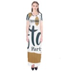 Iftar-party-t-w-01 Short Sleeve Maxi Dress