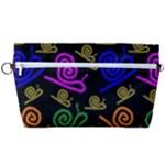 Pattern-repetition-snail-blue Handbag Organizer