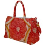 Grapefruit-fruit-background-food Duffel Travel Bag