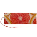 Grapefruit-fruit-background-food Roll Up Canvas Pencil Holder (M)