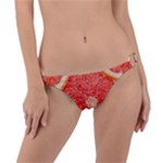 Grapefruit-fruit-background-food Ring Detail Bikini Bottoms