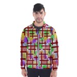 Pattern-repetition-bars-colors Men s Windbreaker