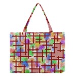 Pattern-repetition-bars-colors Medium Tote Bag