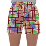 Pattern-repetition-bars-colors Sleepwear Shorts