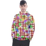 Pattern-repetition-bars-colors Men s Pullover Hoodie