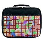 Pattern-repetition-bars-colors Lunch Bag