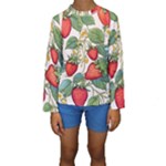 Strawberry-fruits Kids  Long Sleeve Swimwear