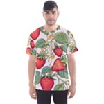 Strawberry-fruits Men s Sport Mesh T-Shirt