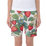 Strawberry-fruits Women s Basketball Shorts