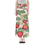 Strawberry-fruits Full Length Maxi Skirt