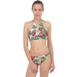 Strawberry-fruits Halter Bikini Set