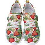 Strawberry-fruits Men s Velcro Strap Shoes