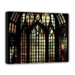 Stained Glass Window Gothic Canvas 14  x 11  (Stretched)