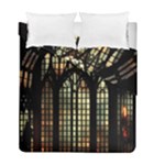 Stained Glass Window Gothic Duvet Cover Double Side (Full/ Double Size)