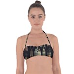 Stained Glass Window Gothic Tie Back Bikini Top