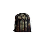 Stained Glass Window Gothic Drawstring Pouch (XS)