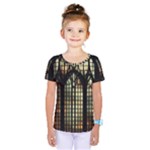 Stained Glass Window Gothic Kids  One Piece T-Shirt