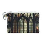 Stained Glass Window Gothic Canvas Cosmetic Bag (Medium)