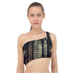 Stained Glass Window Gothic Spliced Up Bikini Top 