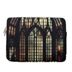 Stained Glass Window Gothic 15  Vertical Laptop Sleeve Case With Pocket