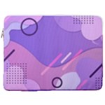 Colorful Labstract Wallpaper Theme 17  Vertical Laptop Sleeve Case With Pocket