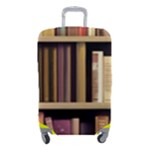 Books Bookshelves Office Fantasy Background Artwork Book Cover Apothecary Book Nook Literature Libra Luggage Cover (Small)