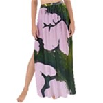 Outdoors Night Full Moon Setting Scene Woods Light Moonlight Nature Wilderness Landscape Maxi Chiffon Tie-Up Sarong