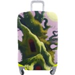 Outdoors Night Full Moon Setting Scene Woods Light Moonlight Nature Wilderness Landscape Luggage Cover (Large)