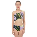 Outdoors Night Full Moon Setting Scene Woods Light Moonlight Nature Wilderness Landscape Spliced Up Two Piece Swimsuit