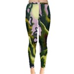 Outdoors Night Full Moon Setting Scene Woods Light Moonlight Nature Wilderness Landscape Inside Out Leggings