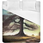 Nature Outdoors Cellphone Wallpaper Background Artistic Artwork Starlight Book Cover Wilderness Land Duvet Cover (King Size)