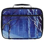 Landscape Outdoors Greeting Card Snow Forest Woods Nature Path Trail Santa s Village Full Print Lunch Bag