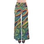 Outdoors Night Setting Scene Forest Woods Light Moonlight Nature Wilderness Leaves Branches Abstract So Vintage Palazzo Pants