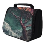 Night Sky Nature Tree Night Landscape Forest Galaxy Fantasy Dark Sky Planet Full Print Travel Pouch (Small)