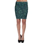 Squares cubism geometric background Bodycon Skirt