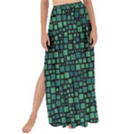 Squares cubism geometric background Maxi Chiffon Tie-Up Sarong