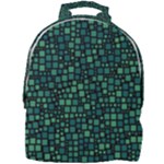 Squares cubism geometric background Mini Full Print Backpack