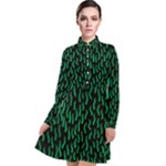 Confetti Texture Tileable Repeating Long Sleeve Chiffon Shirt Dress