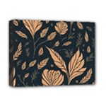 Background Pattern Leaves Texture Deluxe Canvas 16  x 12  (Stretched) 